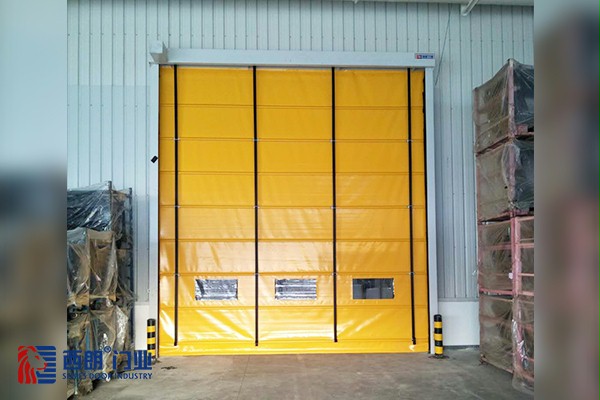 放射线装置仓库通道口快速堆积门