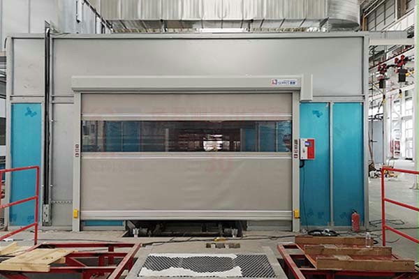 建筑起重机生产设备间自动快速门