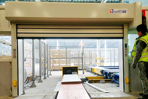 自动输送设备通道硬质快速门2