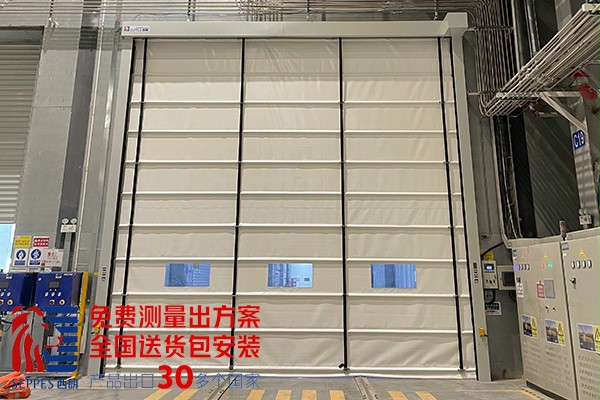 家居建材厂外堆积快速门2 家居建材厂外堆积快速门