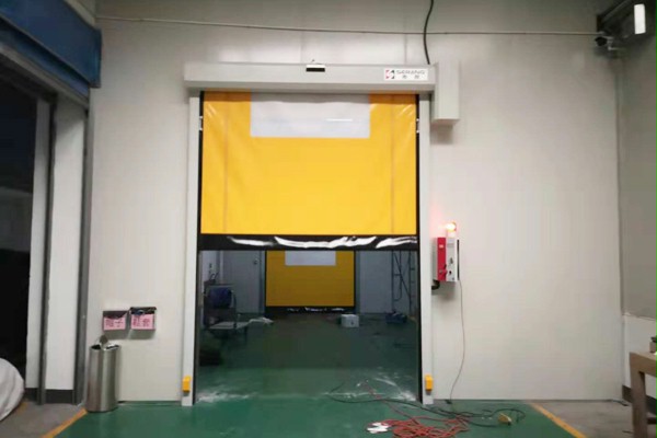 注塑车间降噪防尘快速卷帘门1 注塑车间降噪防尘快速卷帘门