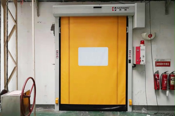 注塑车间降噪防尘快速卷帘门2 注塑车间降噪防尘快速卷帘门
