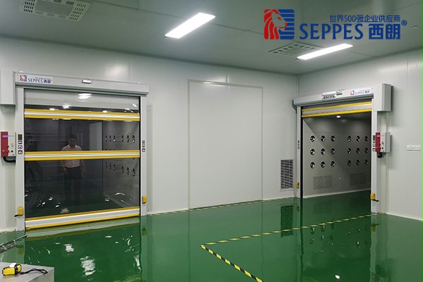 机械工厂洁净室快速卷帘门1 机械工厂洁净室快速卷帘门