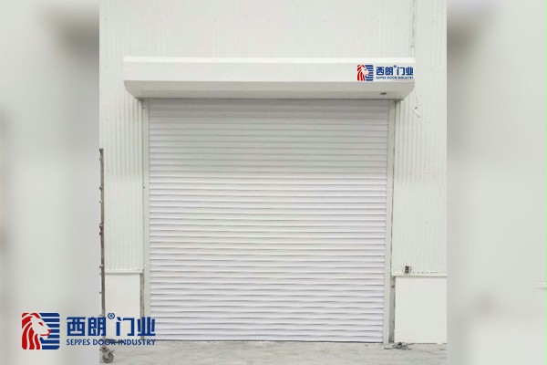 涂装工厂进出口电动卷帘门1 涂装工厂进出口电动卷帘门