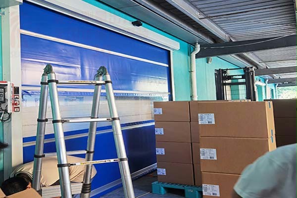 包装车间可联动感应快速门2 包装车间可联动感应快速门