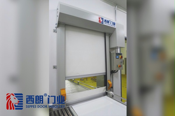 自动化输送带出货口快速门 自动化输送带出货口快速门