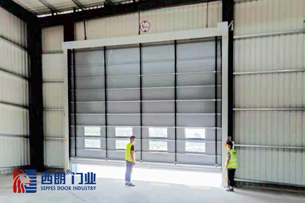 水泥工厂大门洞堆积快速门 水泥工厂大门洞堆积快速门