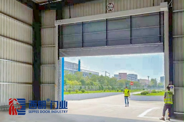 水泥工厂大门洞堆积快速门 水泥工厂大门洞堆积快速门